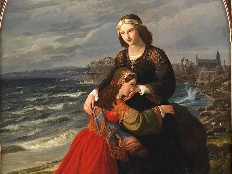 1816-Dankvart Dreyer - Figlie abbandonate di Marsk Stig, 1839 - Museo Nazionale d'Arte